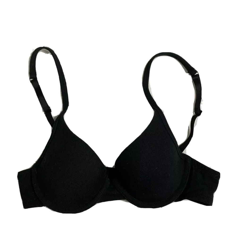 BHS Black Bra Padded Underwire 32A Padded T Shirt Bra
